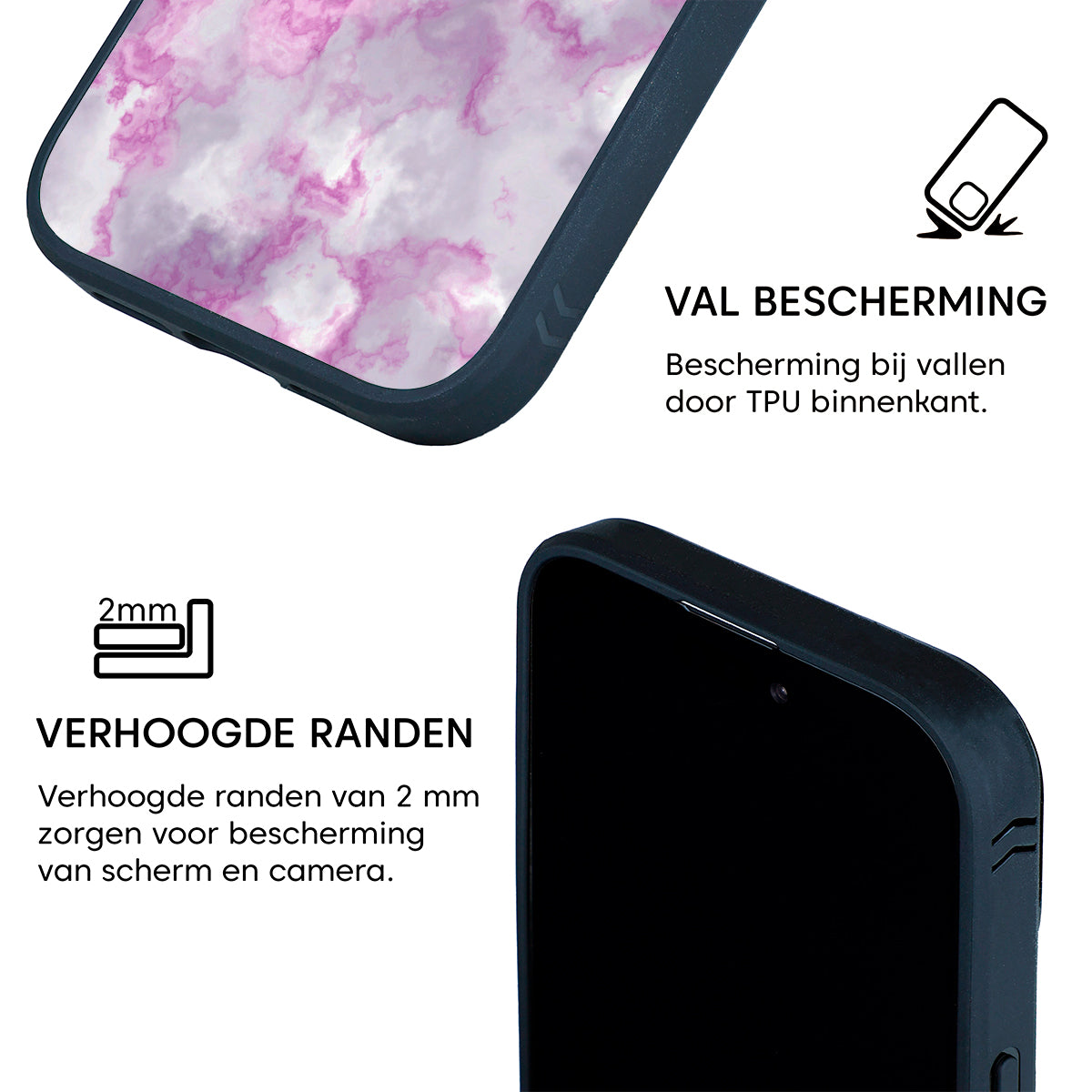 Purple Haze Starcase iPhone hoesje detailed view