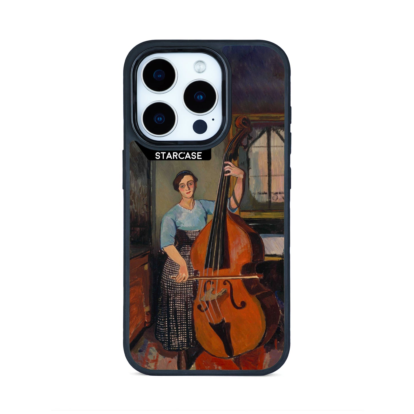 Woman with a double bass