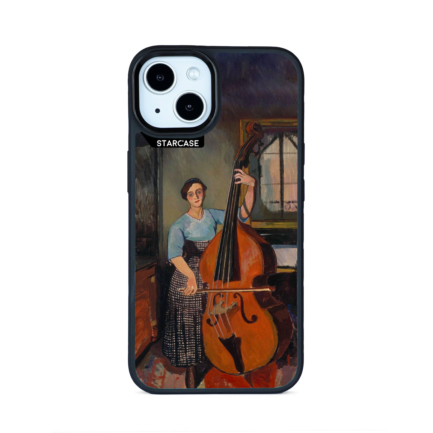 Woman with a double bass